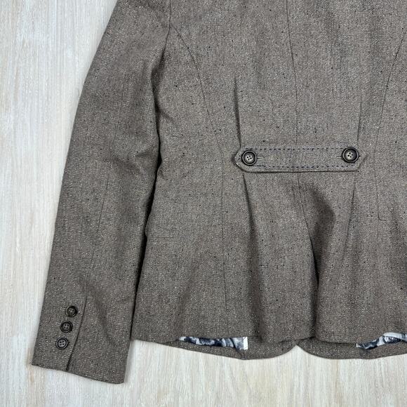 Anthropologie Cartonnier Wool Blend Equestrian Business Casual Blazer Jacket 2 - Picture 13 of 14